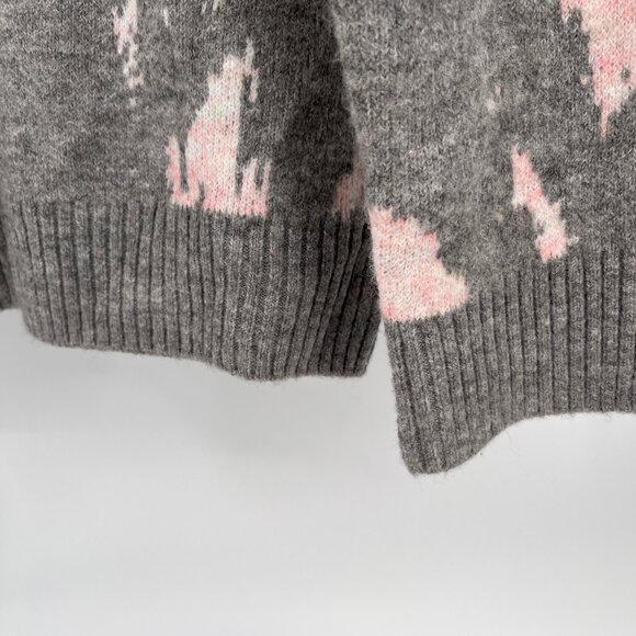 Rails Virgo Gray Tie Die Sweater Size S Crewneck Soft Knit Acrylic Wool Blend - Picture 6 of 9